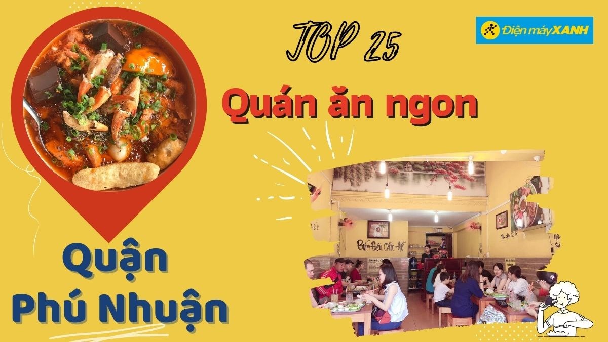 Top 25 quán ăn Phú Nhuận