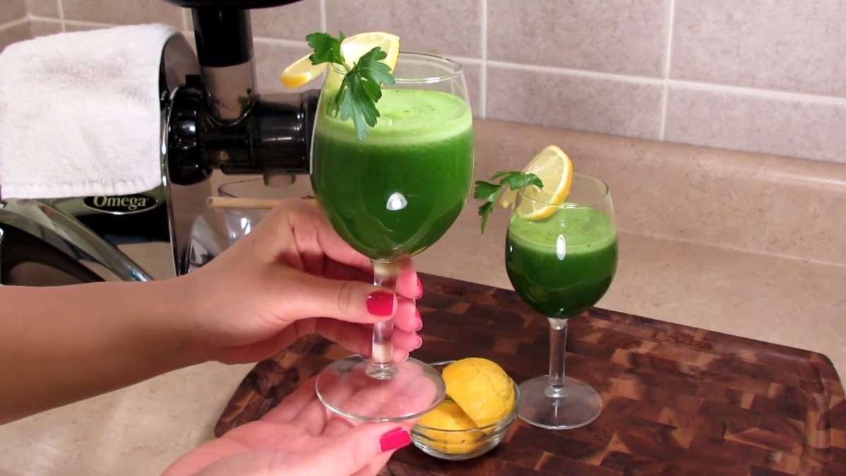 Nước ép rau mùi