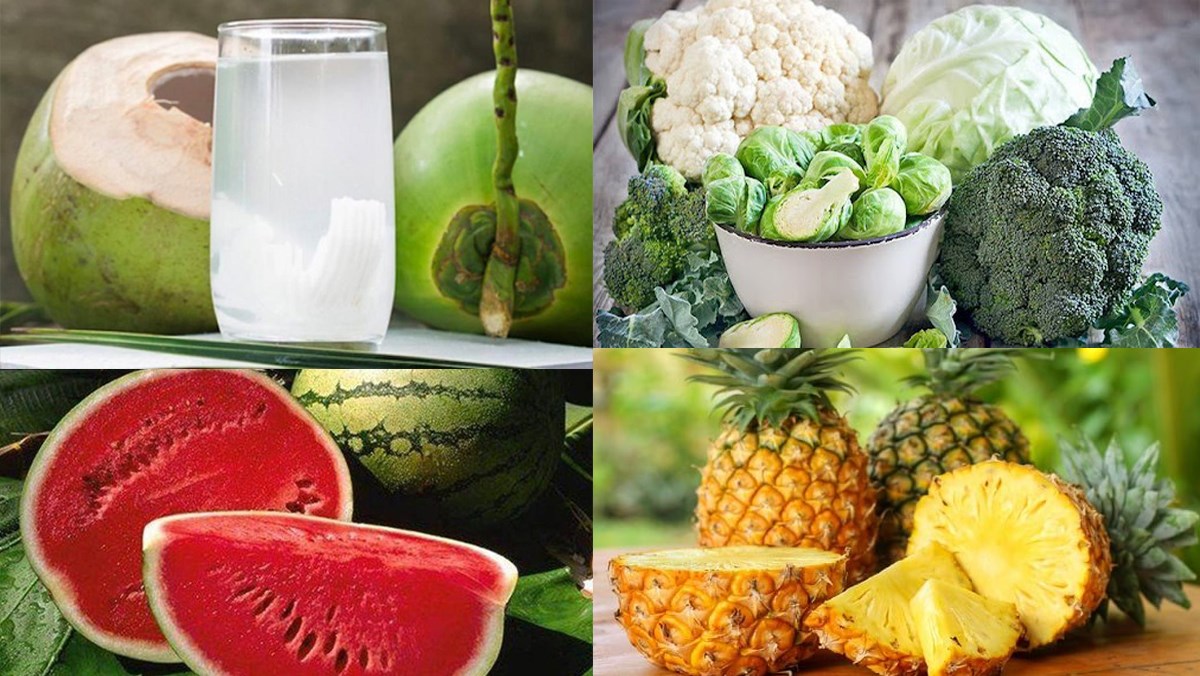 Thực phẩm chứa nhiều nước cho ngày hè