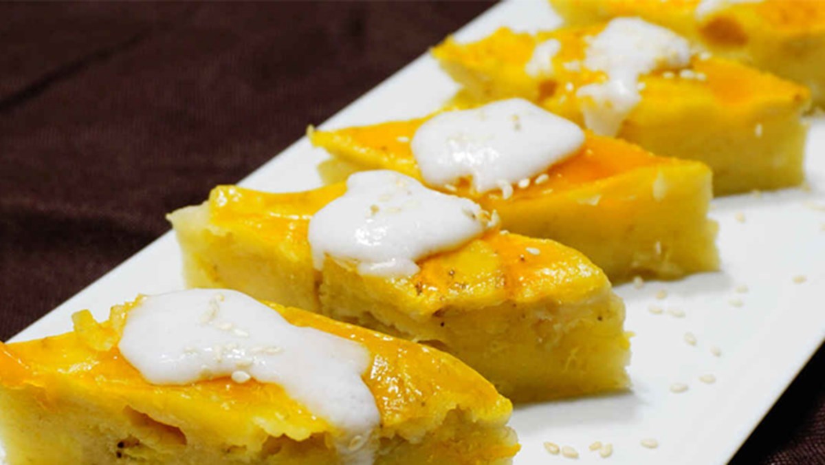 Bánh chuối hấp nước cốt dừa bằng nồi cơm điện