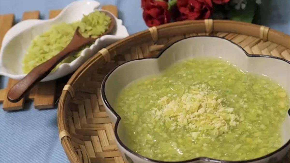Chè cốm đậu xanh