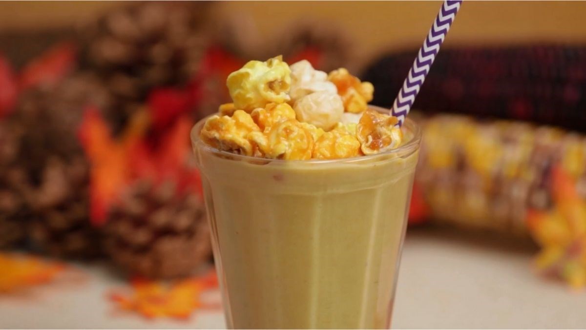 Sinh tố bắp với chuối