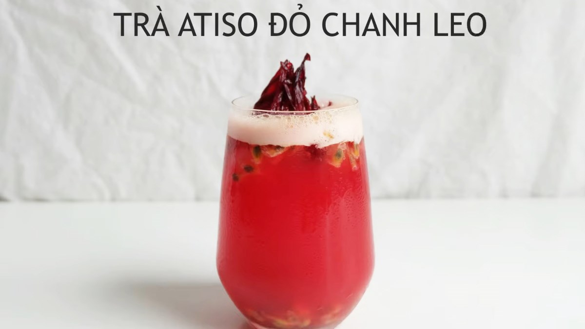 Trà hoa atiso đỏ chanh dây (chanh leo)