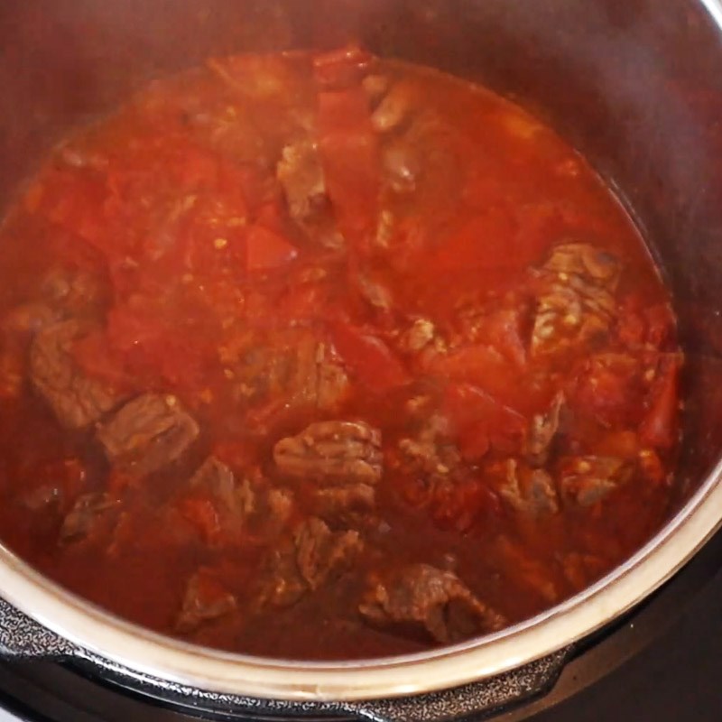 Bước 5 Hầm thịt bò với cà chua Bò hầm cà chua
