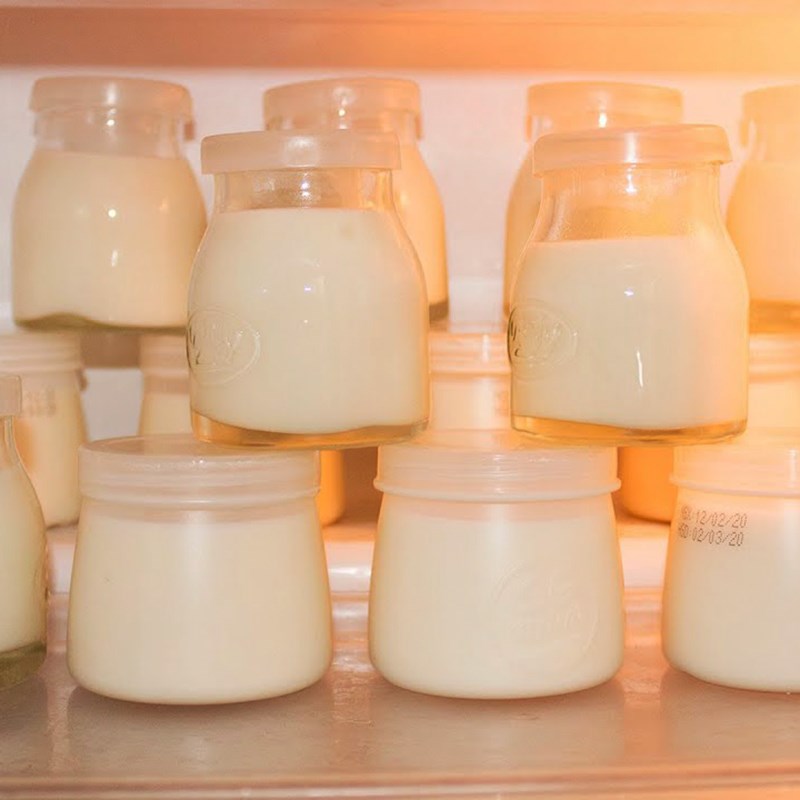 Bước 4 Cho vào tủ lạnh Sữa chua - yaourt