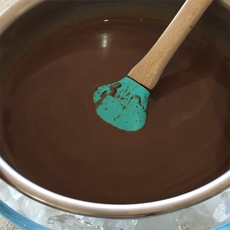 Bước 4 Làm nguội hỗn hợp kem sữa socola Kem Ý gelato socola