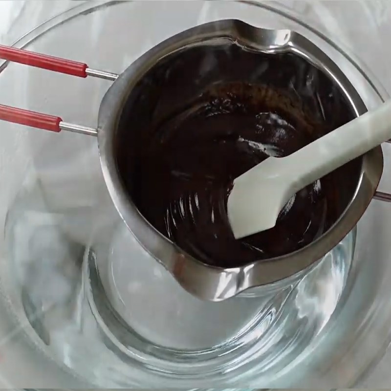 Bước 5 Làm nhân kem socola Bánh quy kem socola