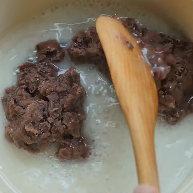 Bước 2 Nấu đậu đỏ Pudding đậu đỏ