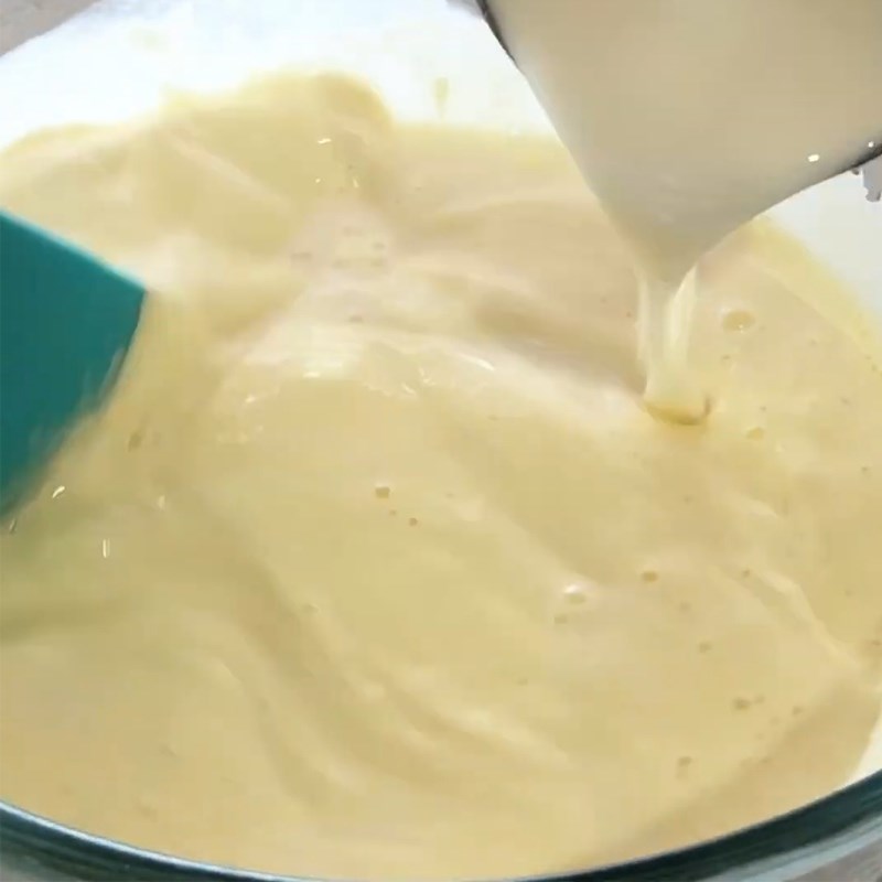 Bước 2 Nấu hỗn hợp kem sữa trứng Kem Ý gelato socola