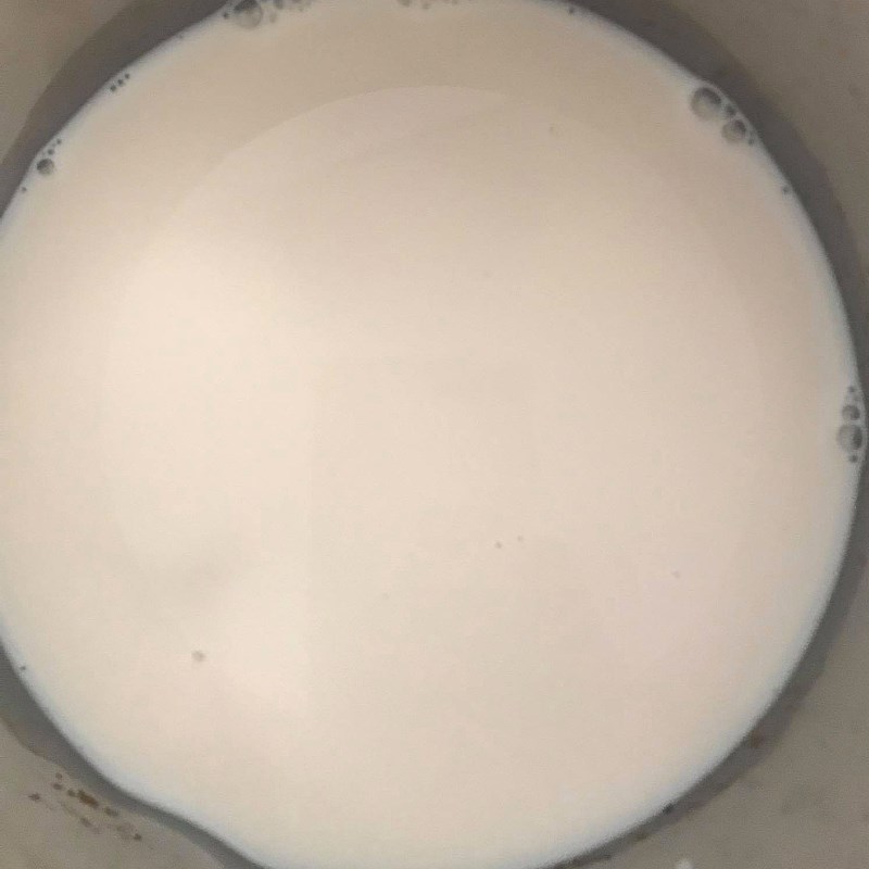 Bước 2 Nấu hỗn hợp sữa panna cotta sữa chua thạch chanh dây