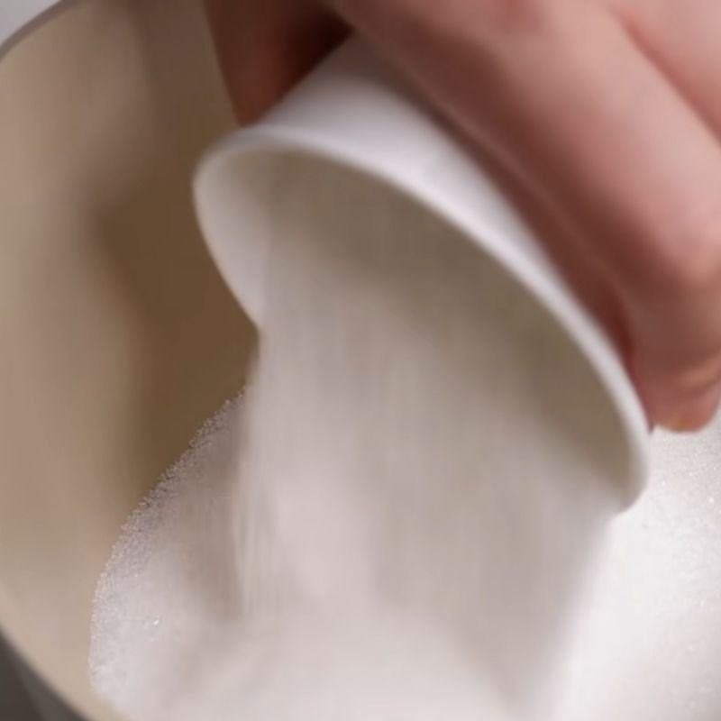 Bước 1 Nấu nước đường Thạch mật ong từ đường