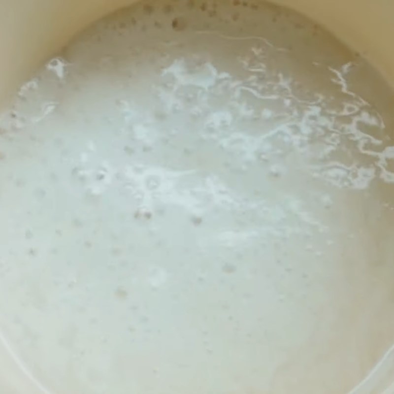 Bước 1 Nấu nước đường Pudding đậu đỏ