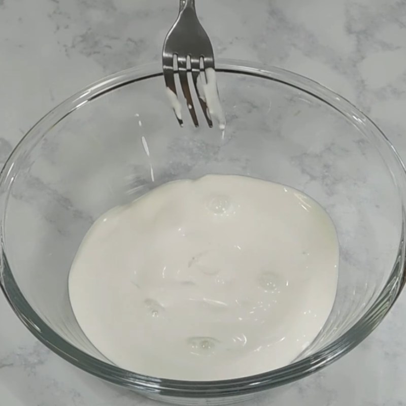 Bước 3 Pha nước cốt dừa Pudding đậu đỏ nước cốt dừa