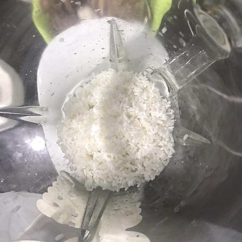 Bước 1 Ngâm và xay gạo Bột gạo