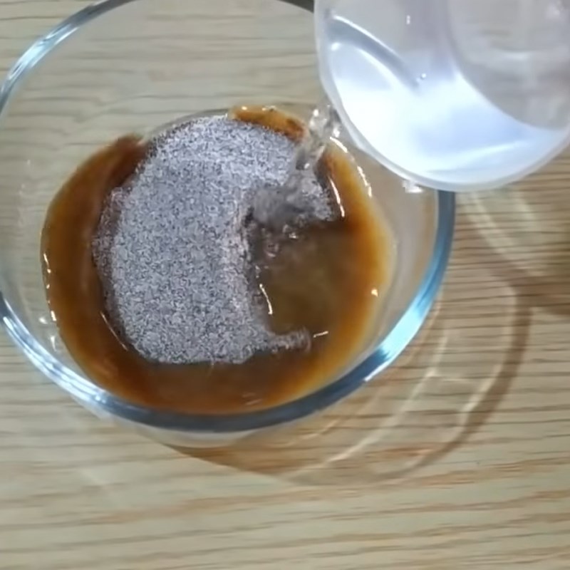 Bước 1 Pha cà phê sữa Kem cà phê sữa với whipping cream