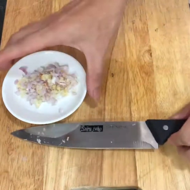 Bước 2 Sơ chế các nguyên liệu khác Bánh canh ếch