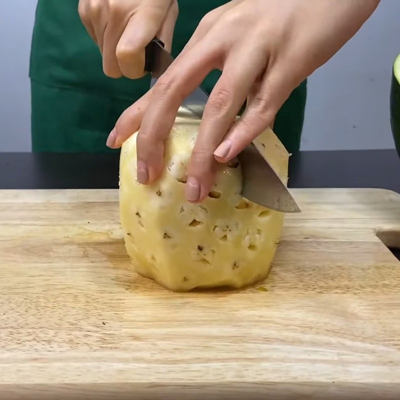 Bước 1 Sơ chế dưa hấu và dứa Nước ép dưa hấu dứa