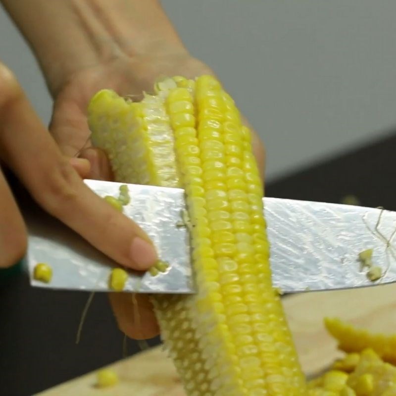 Bước 1 Sơ chế nguyên liệu Sinh tố bắp với xoài