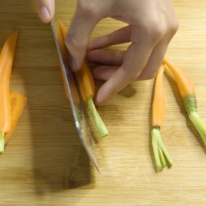 Bước 2 Sơ chế rau củ Sốt phô mai tan chảy và món ăn kèm