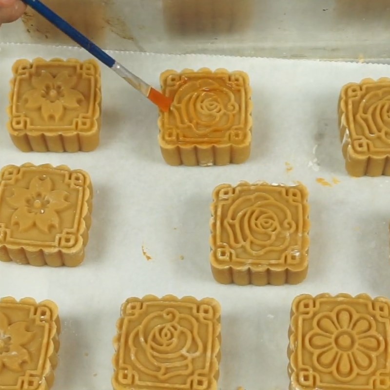 Bước 4 Tạo hình và nướng bánh Bánh trung thu mochi