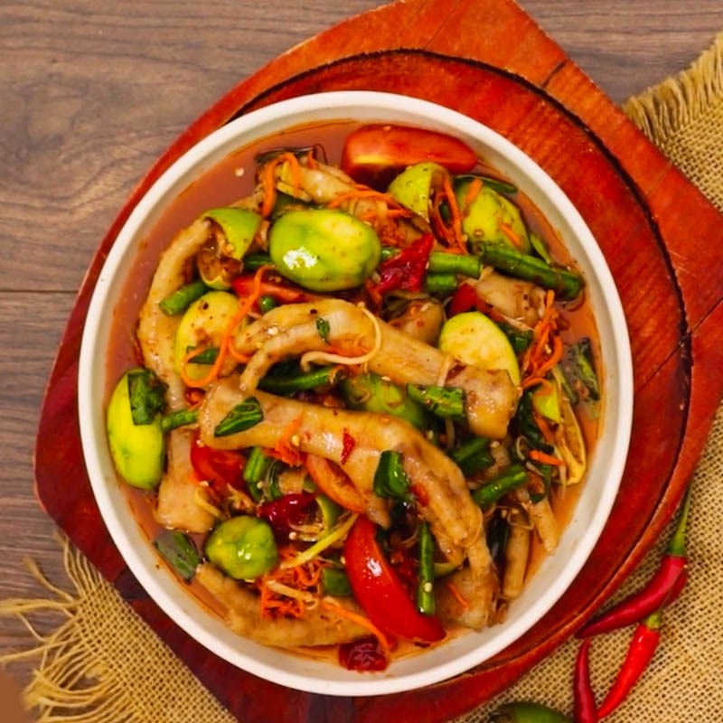 Bước 5 Thành phẩm Gỏi chân gà Thái Lan