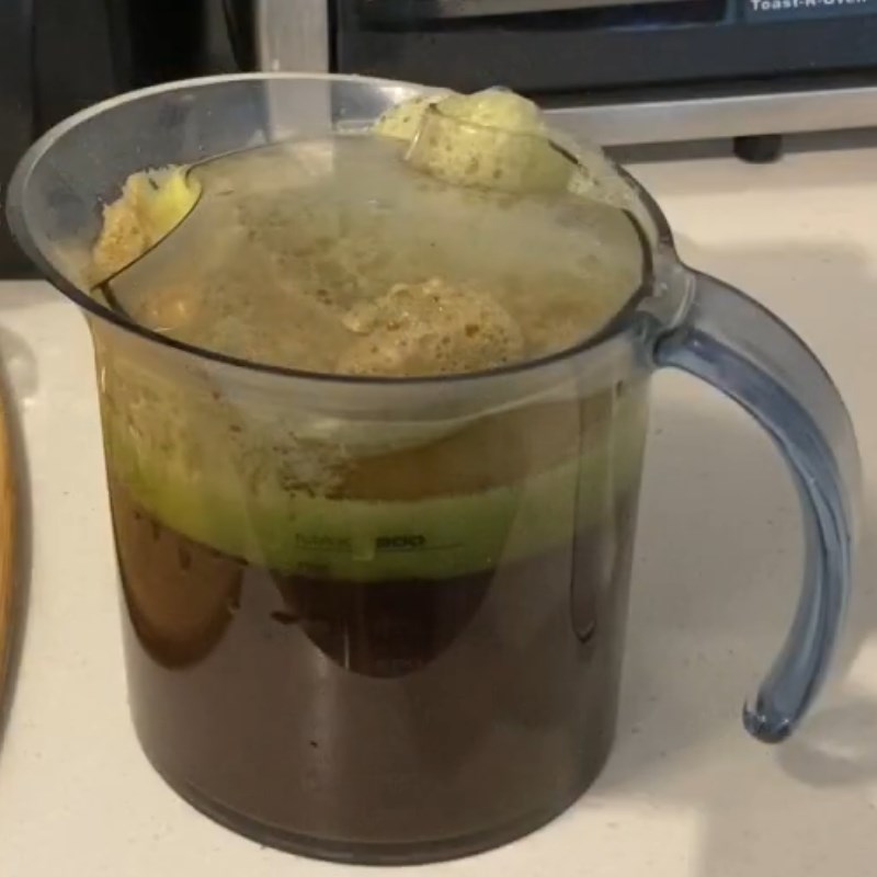 Bước 3 Thành phẩm Nước ép cải cầu vồng táo dưa leo