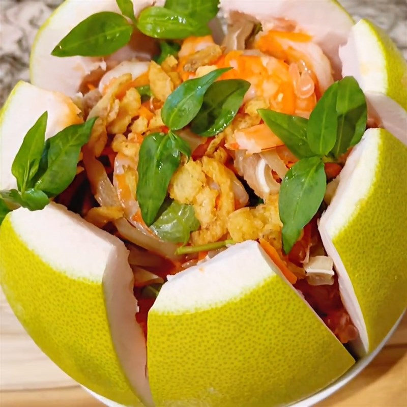Bước 5 Thành phẩm Gỏi bưởi tai heo