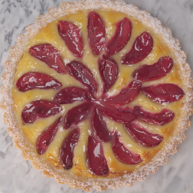 Bước 6 Thành phẩm Bánh tart mận hạnh nhân
