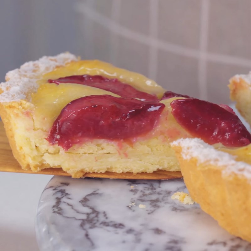 Bước 6 Thành phẩm Bánh tart mận hạnh nhân