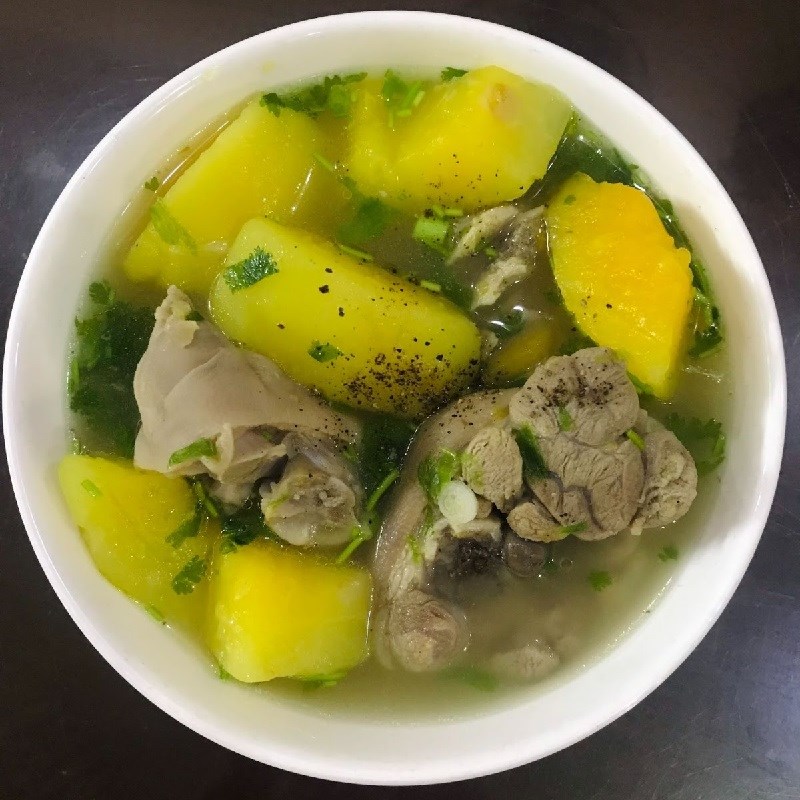 Bước 5 Thành phẩm Canh đu đủ giò heo