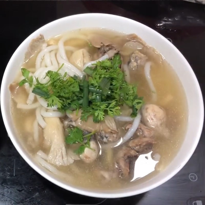 Bước 5 Thành phẩm Bánh canh ếch