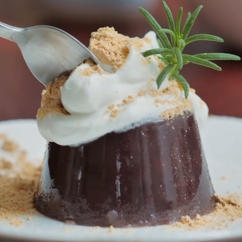 Bước 4 Thành phẩm Pudding đậu đỏ