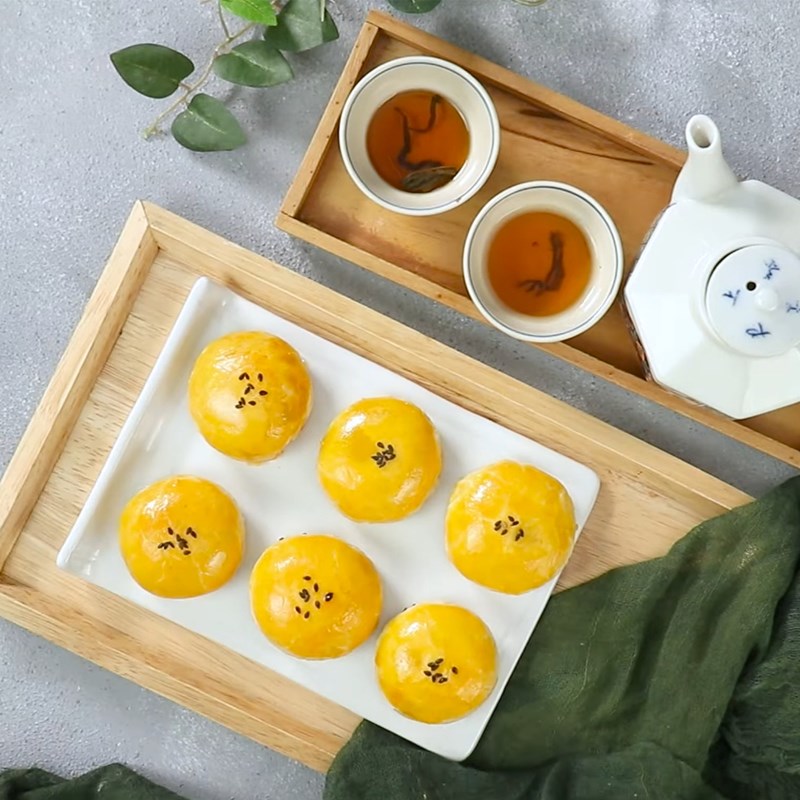 Bước 6 Thành phẩm Bánh trứng muối ngàn lớp tan chảy