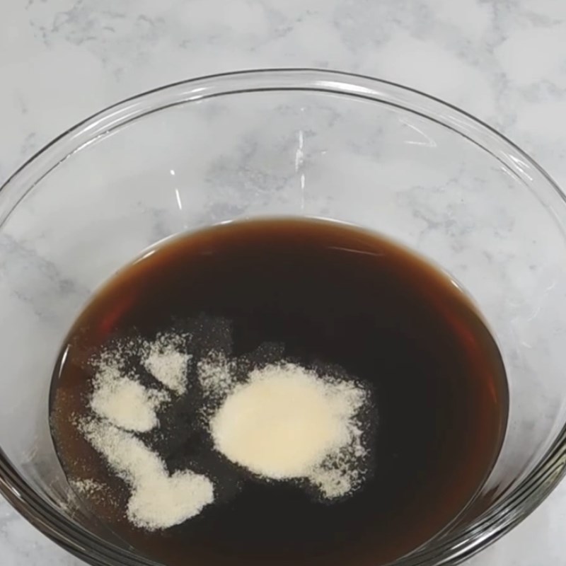 Bước 4 Nấu pudding Pudding đậu đỏ nước cốt dừa