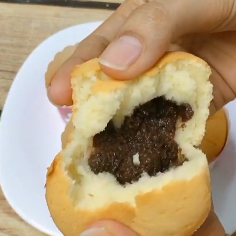 Bước 6 Thành phẩm Bánh custard nhân socola