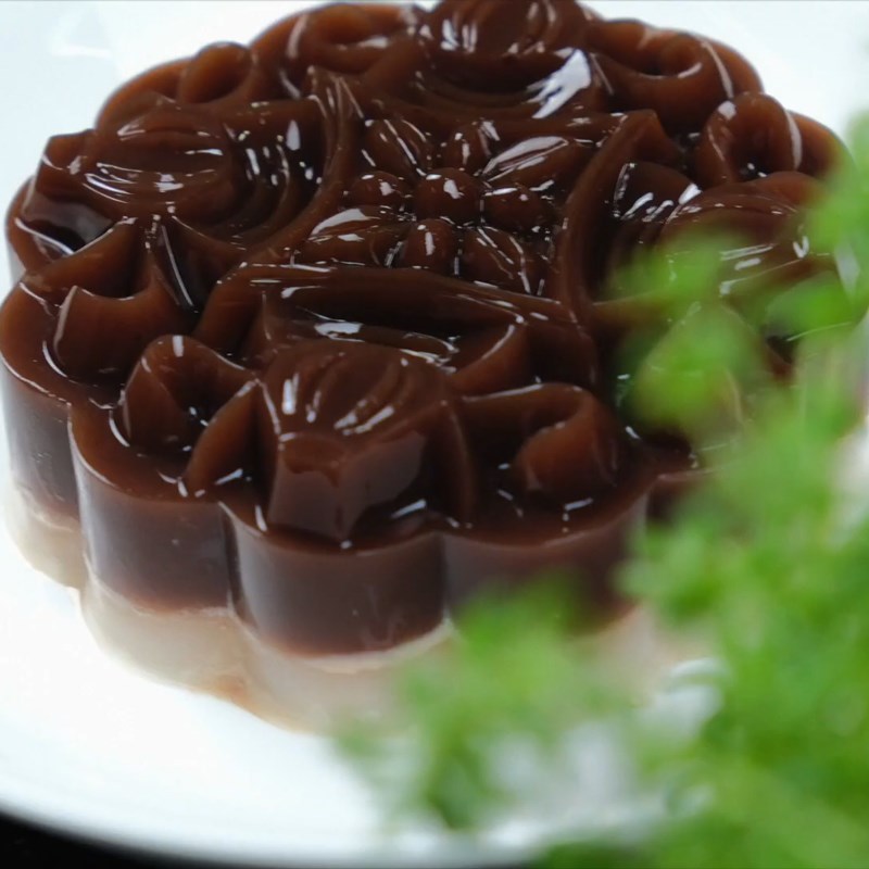 Bước 6 Thành phẩm Bánh trung thu rau câu nhân tiramisu
