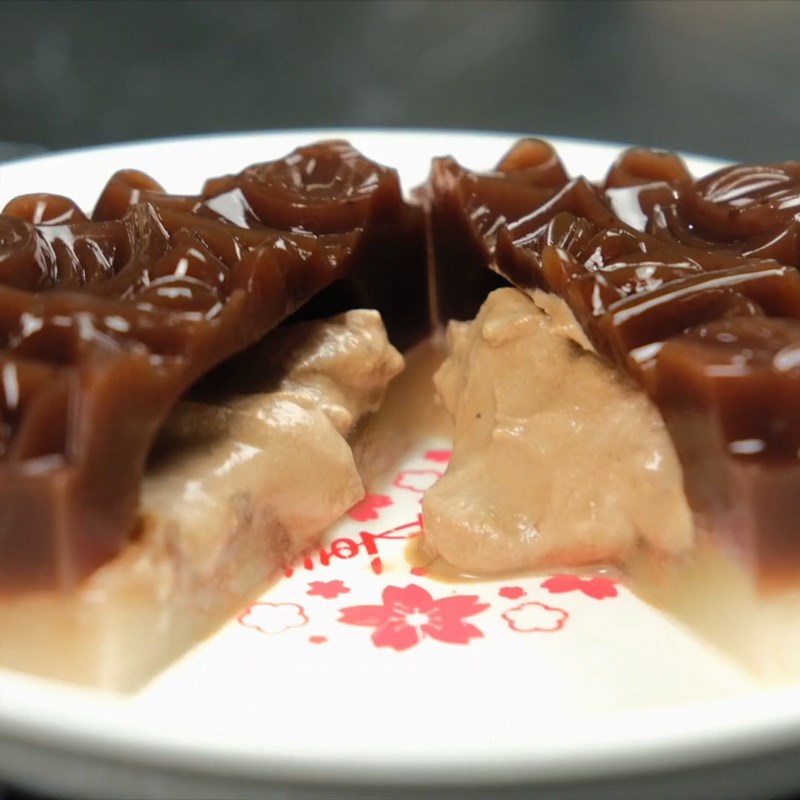Bước 6 Thành phẩm Bánh trung thu rau câu nhân tiramisu