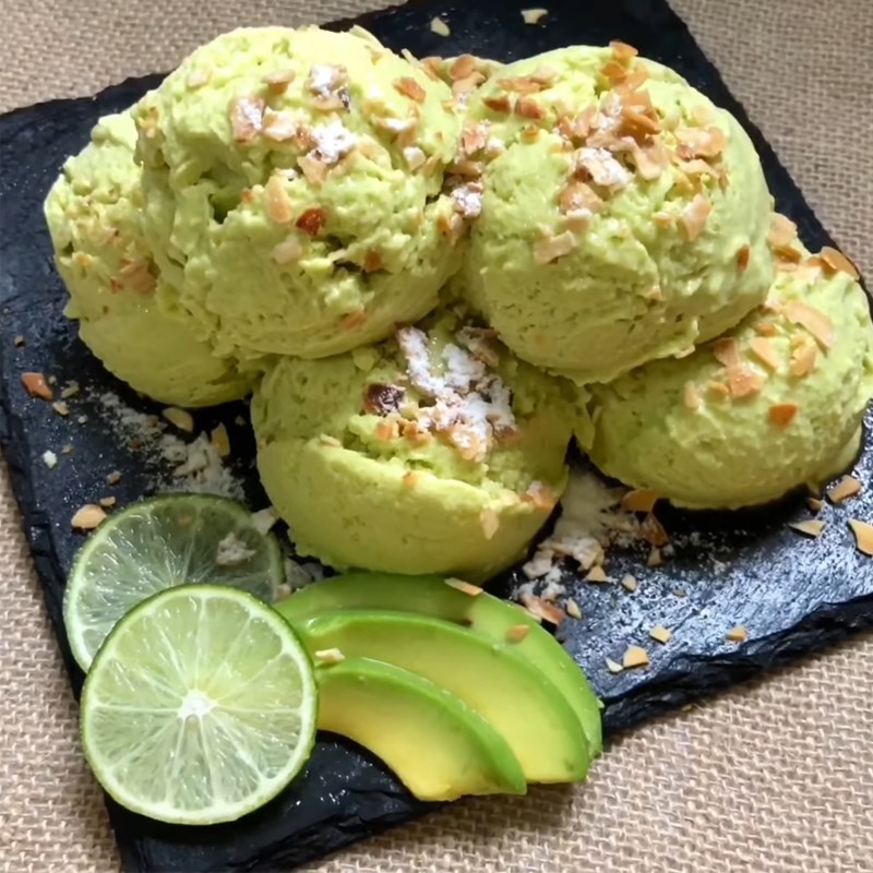 Bước 6 Thành phẩm Kem bơ sầu riêng