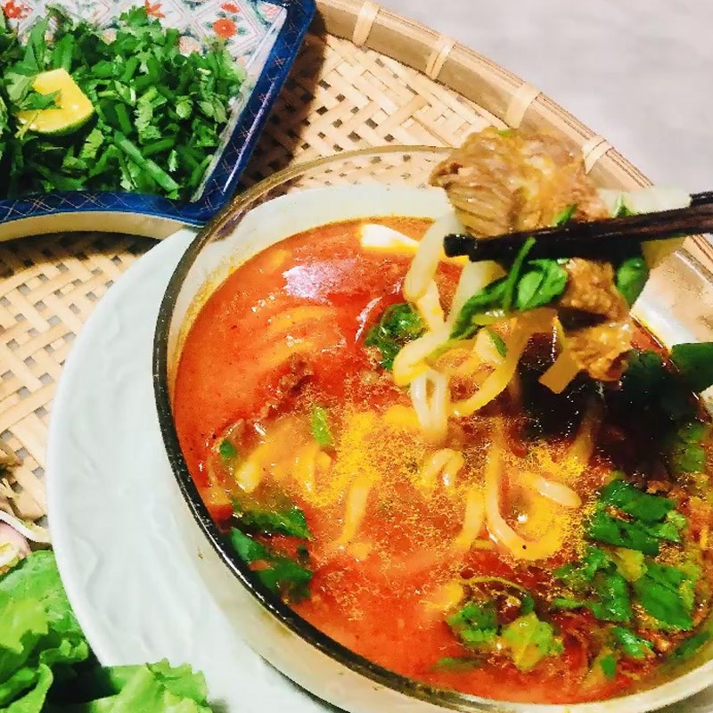 Bước 5 Thành phẩm Bánh canh thịt bò