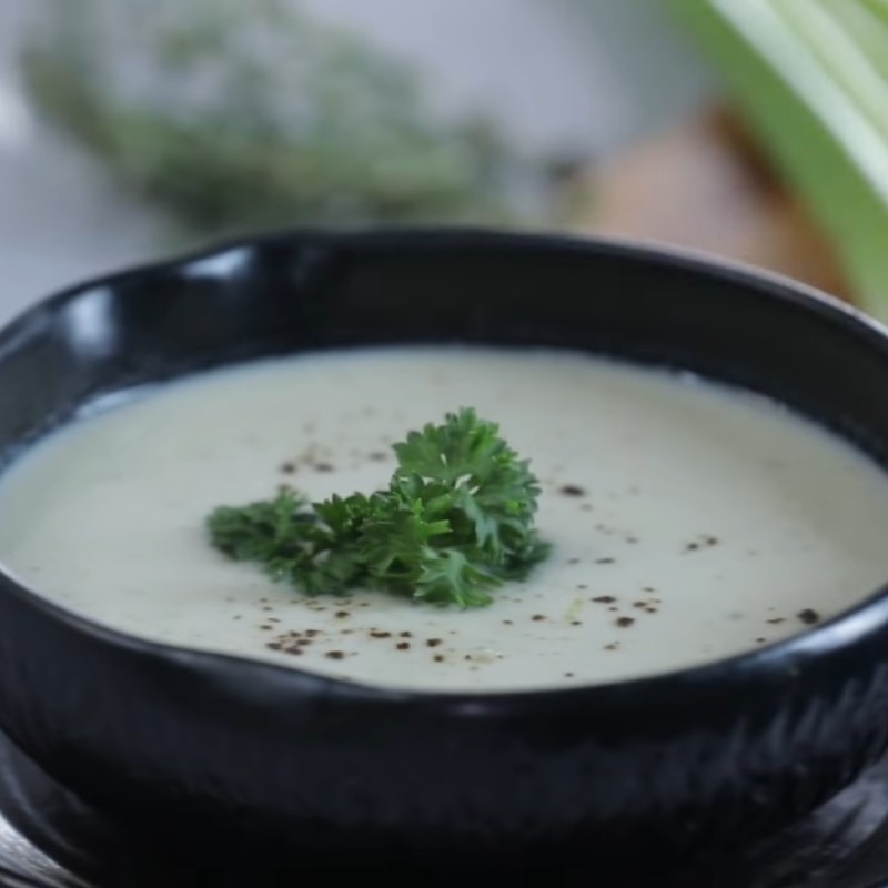 Bước 7 Thành phẩm Súp kem ức gà xào