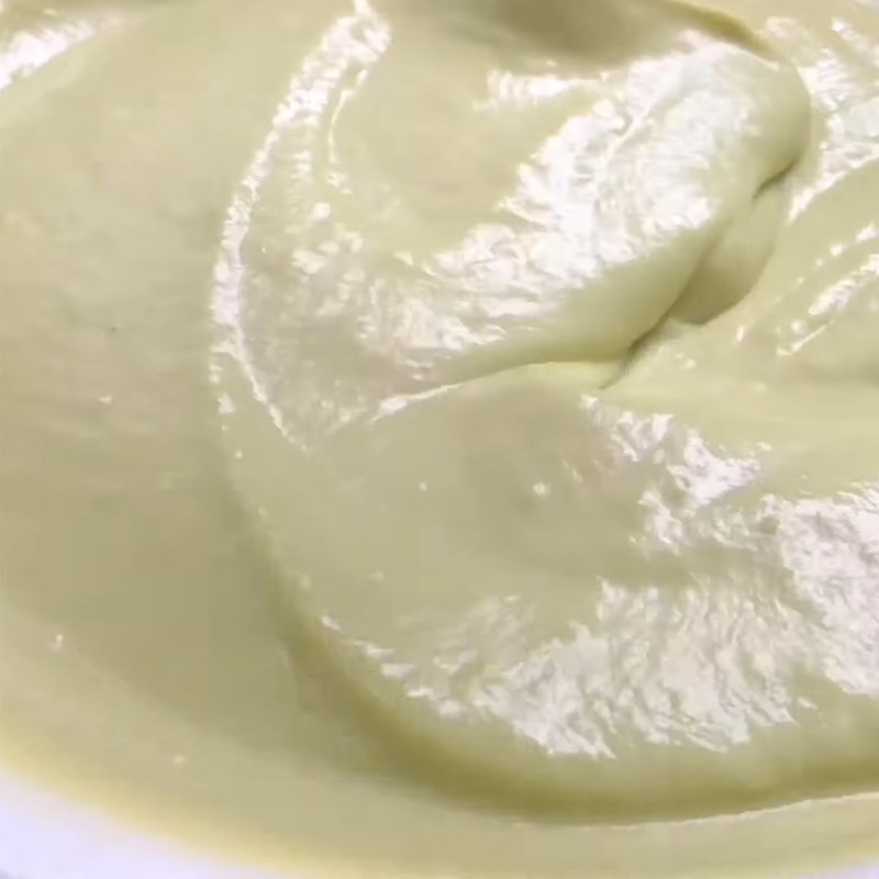 Bước 4 Trộn bơ sầu riêng với whipping cream Kem bơ sầu riêng