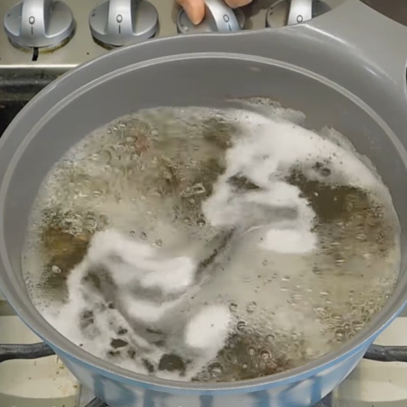 Bước 2 Luộc và xay đậu đỏ Pudding đậu đỏ nước cốt dừa