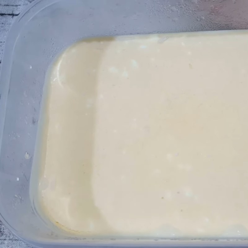 Bước 4 Trộn hỗn hợp kem sữa dừa Kem trái dừa
