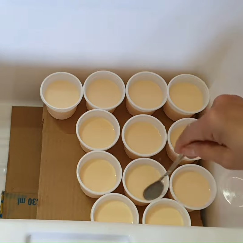 Bước 3 Ủ sữa chua Sữa chua phô mai vàng