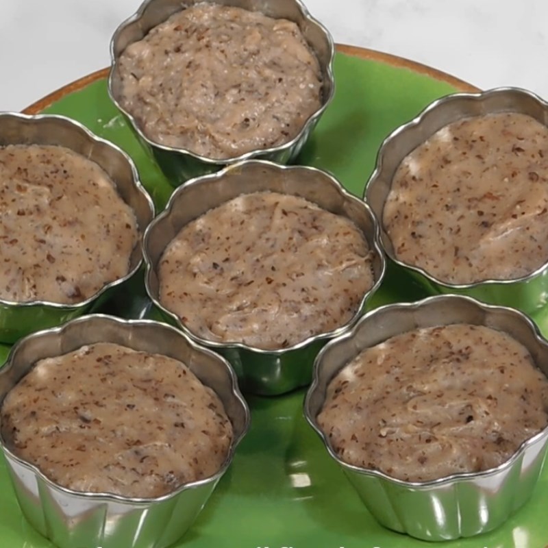 Bước 5 Đổ khuôn và làm đông pudding Pudding đậu đỏ nước cốt dừa