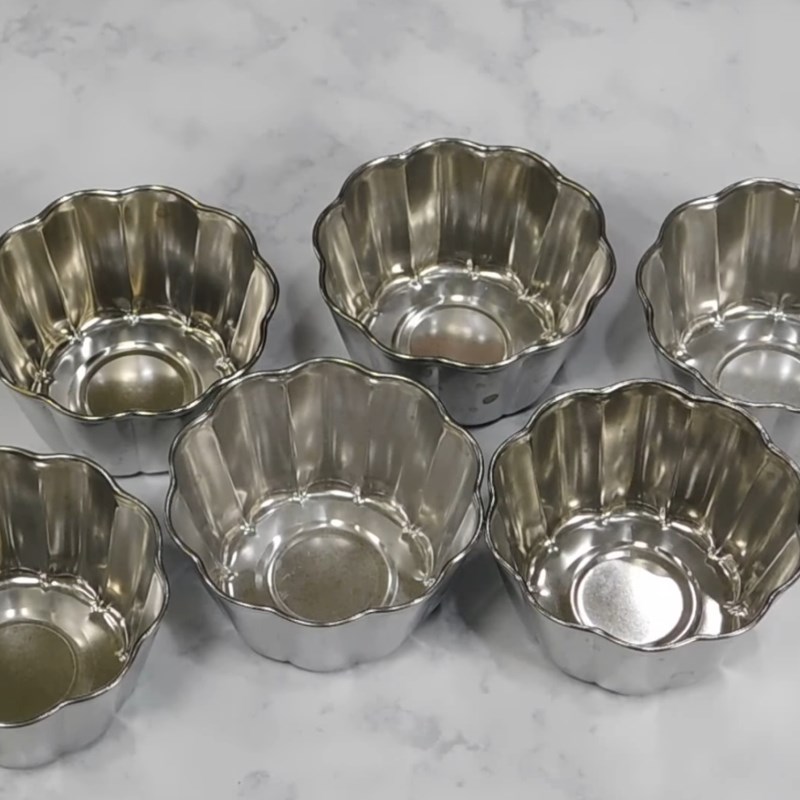 Bước 5 Đổ khuôn và làm đông pudding Pudding đậu đỏ nước cốt dừa