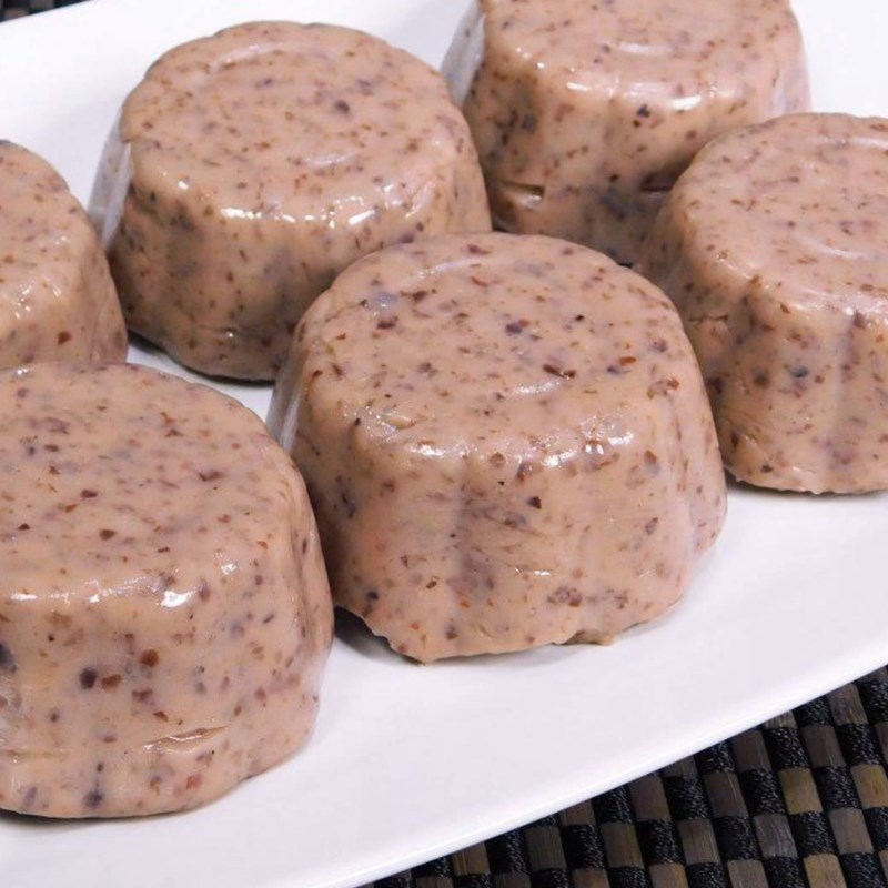 Bước 6 Thành phẩm Pudding đậu đỏ nước cốt dừa