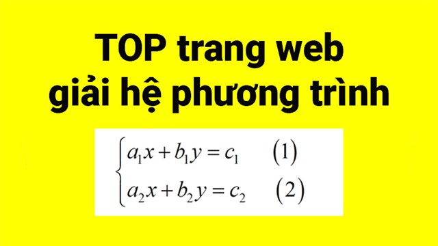 Làm thế nào để giải phương trình bậc 6 trên một cơ sở tính toán trực tuyến? 
