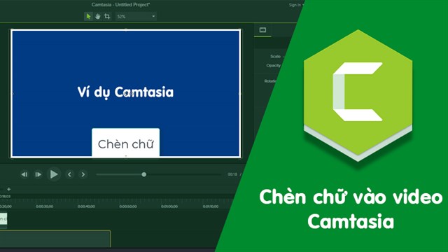 Chèn chữ và sub vào video với Camtasia mới nhất, tạo nên những video có thể hiển thị nội dung và giới thiệu sản phẩm của bạn một cách rõ ràng. Sử dụng các hiệu ứng chữ độc đáo để tăng tính chuyên nghiệp cho video của bạn.