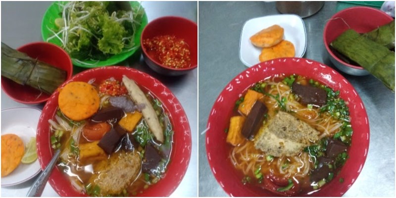 Món ăn tại Quán Bún Riêu 533 